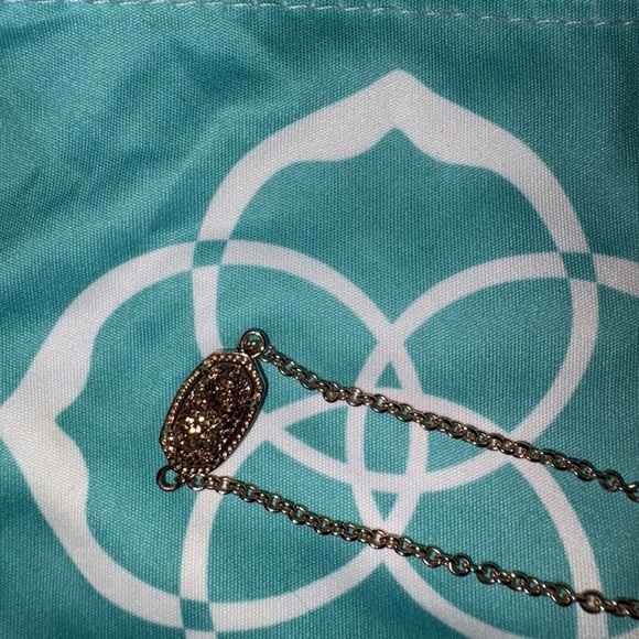 Kendra Scott • Elaina Adjustable Bracelet • Rose Gold Drusy - Picture 3 of 7